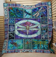 Dragonflies Art Pattern Quilt Blanket Great Customized Blanket Gifts For Birthday Christmas Thanksgiving Anniversary