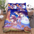 Halloween, Witch, Wounded Eye Art Witch Bed Sheets Spread Duvet Cover Bedding Sets