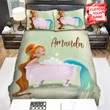 Mermaid Bubble Bath Bed Sheets Spread Comforter Duvet Cover Bedding Sets