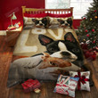 Boston Terrier Love Bed Sheets Spread Duvet Cover Bedding Sets