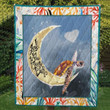 Turtle I Love You To The Moon And Back Quilt Blanket Great Customized Blanket Gifts For Birthday Christmas Thanksgiving