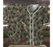 Chicken 3D Camo Pattern Baseball Jersey, Baseball Shirt