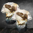 Eagle - One Nation Under God Baseball Tee Jersey Shirt