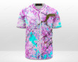 Cherry Blossom Baseball Jersey, Baseball Shirt