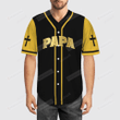 Papa - The Man, The Myth, The Legend Baseball Tee Jersey Shirt