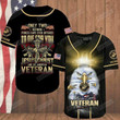 U.S Marine Eagle Only Two Defining Jesus Christ & The American Veteran Baseball Tee Jersey Shirt