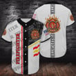 Firefighter Baseball Tee Jersey Shirt