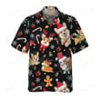 Adorable Corgis Dog Merry Christmas Hawaiian Shirt, Funny Dog Christmas Shirt, Christmas Gift For Corgis Lovers