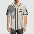 Gemini Skull Cap Baseball Tee Jersey Shirt