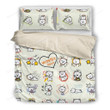 Westie Cotton Bed Sheets Spread Comforter Duvet Cover Bedding Sets
