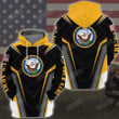 Personalized US Navy 3D All Print Hoodie, Zip- Up Hoodie