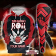 Personalized This is How I Roll You Bowling Custom Hoodie And Legging All Over Printed