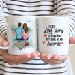 Custom Valentines Day Gifts For Fiance Or Fiancee, Love Story Couple Mug, Couple Gifts, Personalized Valentines Day Anniversary Birthday Gifts For Couples Wife Husband Customized Mugs