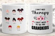 Personalized Grandma Mug I Don'T Need Therapy I Just Need To See My Grandkids Mug Mother'S Day Gifts For Grandma From Granddaughter Grandma Gift Mug With Names Of Grandchildren