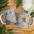Personalized My Minds Still Talk To You Mug Memorial Memory Someone In Heaven Gifts For Men Women Kids Custom Name and Photo Ceramic Coffee 11 15 Oz Mug