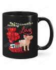 Pig Love - Valentine Nurse - Gnome Patrick Day Mug, Gifts For Birthday, Thanksgiving Anniversary Ceramic Coffee 11-15 Oz