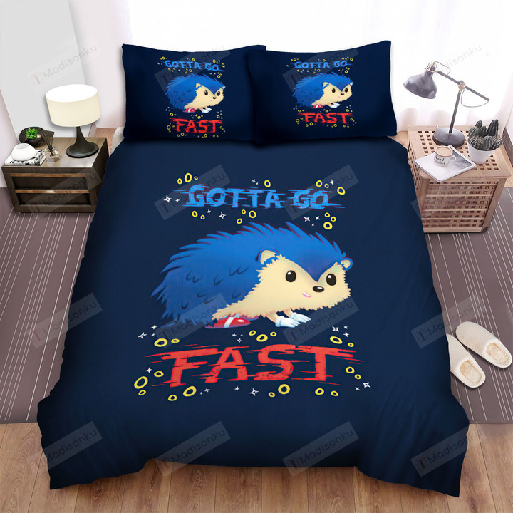 The Wild Animal - Gotta Go Fast From The Blue Hedgehog Bed Sheets Spread Duvet Cover Bedding Sets