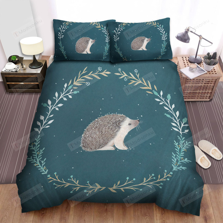 The Wild Animal - The Hedgehog And The Circle Bed Sheets Spread Duvet Cover Bedding Sets