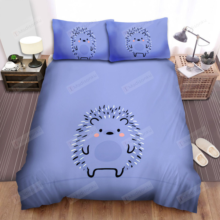 The Wild Animal - The Hedgehog Standing Wallpaper Bed Sheets Spread Duvet Cover Bedding Sets