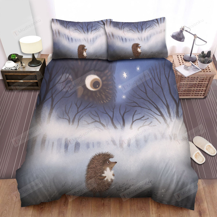 The Wild Animal - The Hedgehog In The Mist Bed Sheets Spread Duvet Cover Bedding Sets
