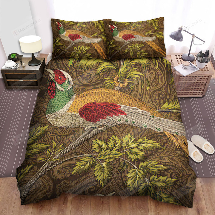 The Wild Chicken - The Fabric Pheasant Art Bed Sheets Spread Duvet Cover Bedding Sets