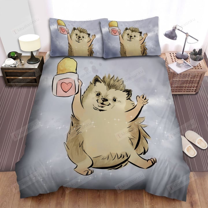 The Wild Animal - The Hedgehog And His Bread Bed Sheets Spread Duvet Cover Bedding Sets