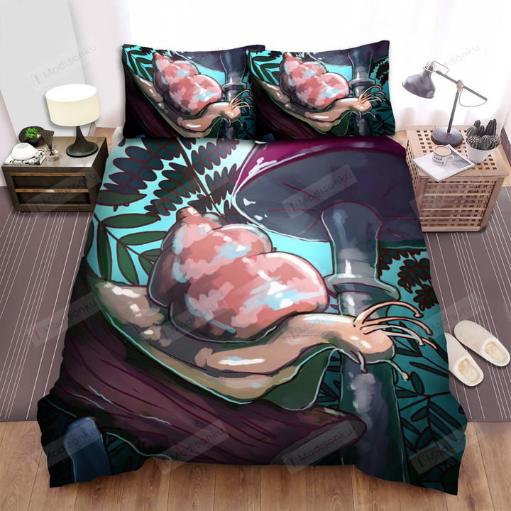 The Snail On A Log Bed Sheets Spread Duvet Cover Bedding Sets