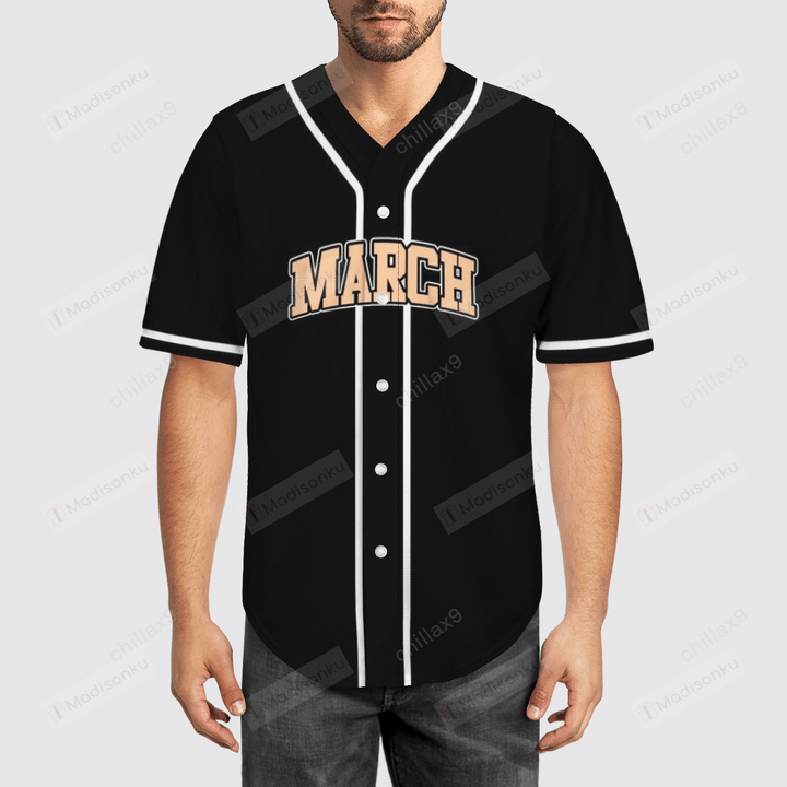 March - Until I Said Amen Awesome Warrior Baseball Jersey, Baseball Shirt