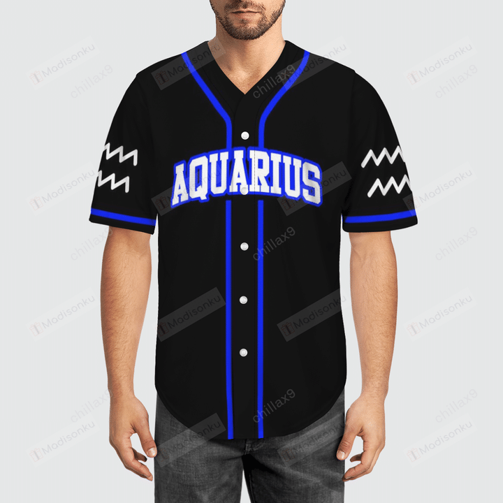 Aquarius - Hated By Many Wanted By Plenty Zodiac Baseball Tee Jersey Shirt