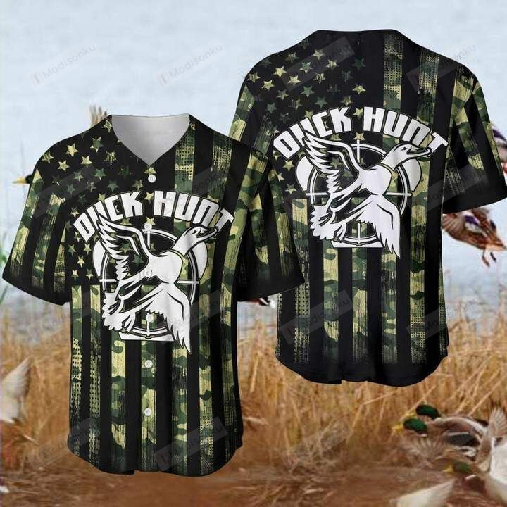 Duck Hunt Baseball Tee Jersey Shirt