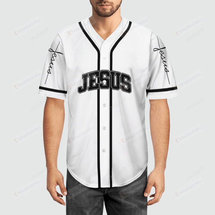 Jesus Saved My Life Baseball Tee Jersey Shirt