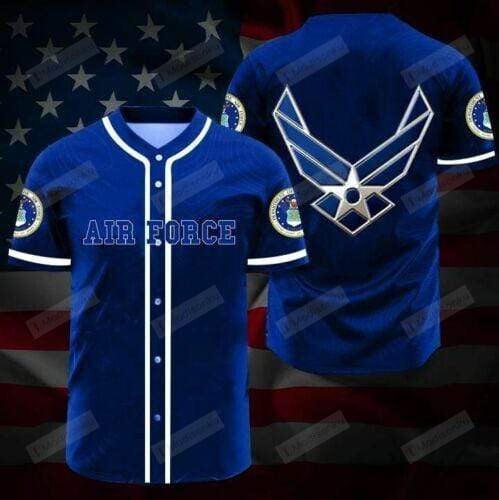 Simple Us Air Force Navy Baseball Tee Jersey Shirt