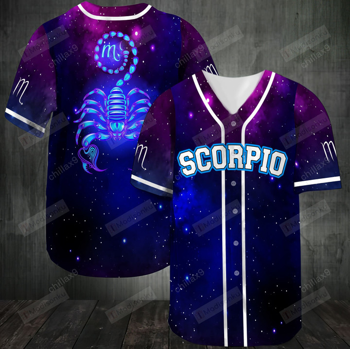Scorpio - Miraculous Galaxy Zodiac Baseball Tee Jersey Shirt