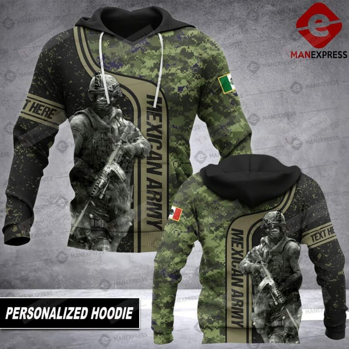 Personalized Soldier American Army Veteran 3D All Print Hoodie, Zip- Up Hoodie