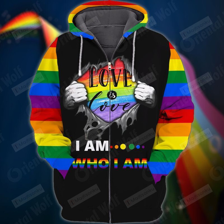 Love Is Love, I Am Who I Am, Scratching The Hoodie For LGBT