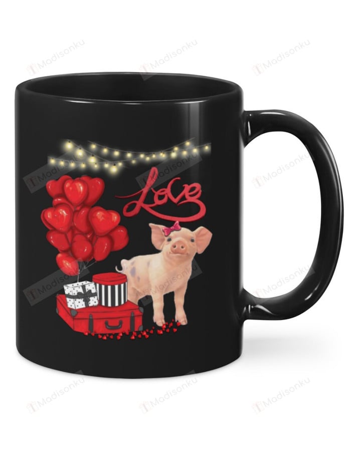 Pig Love - Valentine Nurse - Gnome Patrick Day Mug, Gifts For Birthday, Thanksgiving Anniversary Ceramic Coffee 11-15 Oz