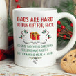 2020 Christmas Mug For Dad From Daughter And Son Dads Are Hard To Buy Gifts For Fact Enjoy Having Me As Child Funny To My Dad Mug, 11-15oz Ceramic Coffee Mug