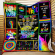Personalized LGBT To My Son From Dad I Love You More Quilt Blanket Great Customized Gifts For Birthday Christmas Thanksgiving