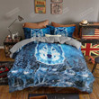 Wild Wolf Cotton Bed Sheets Spread Comforter Duvet Cover Bedding Sets
