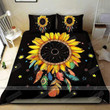 Sunflower Dreamcatcher Colorful Bedding Set (Duvet Cover & Pillowcases)