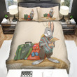 Jackalope Going On Vacation Bed Sheets Spread Duvet Cover Bedding Sets