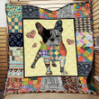 French Bulldog Art Pattern Quilt Blanket Great Customized Blanket Gifts For Birthday Christmas Thanksgiving Anniversary