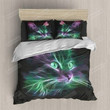 Lighting Cat Cotton Bed Sheets Spread Comforter Duvet Cover Bedding Sets