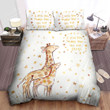 Giraffe All The Stars Cotton Bed Sheets Spread Comforter Duvet Cover Bedding Sets