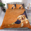Love Puppy, Labrador Retriever Bed Sheets Spread Duvet Cover Bedding Sets