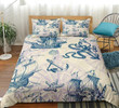 Octopus Compass Sailboat Cotton Bed Sheets Spread Comforter Duvet Cover Bedding Sets