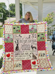Greyhound I Became Yours And You Became Mine Quilt Blanket Great Customized Blanket Gifts For Birthday Christmas Thanksgiving