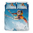 Skiing Bedding Set Cotton Bed Sheets Spread Comforter Duvet Cover Bedding Sets