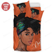 Proud African Black Woman Beauty Custom Name Duvet Cover Bedding Set