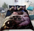 3d Astronaut Cat Cotton Bed Sheets Spread Comforter Duvet Cover Bedding Sets